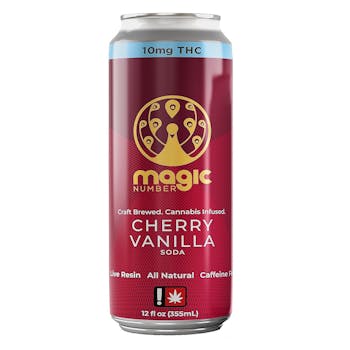 10mg THC Cherry Vanilla Soda by Magic Number